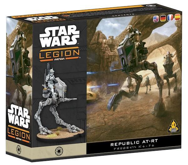 Spurgt rundt på slagmarken med denne Republic AT-RT til Star Wars: Legion