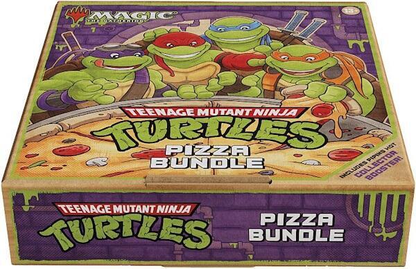 Åben op for en denne Pizza Bundle og oplev det bedste Magic The Gathering og TMNT kan byde på