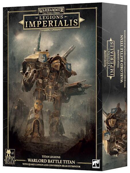 Brug jorden dine fjender står på som et våben med denne Warlord Titan til Legions Imperialis og Adeptus Titanicus