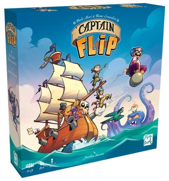 Saml den bedste piratbesætning og flip de brikker du ikke vil have i Captain Flip!