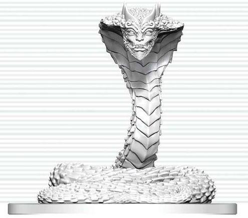 D&D Nolzur's Marvelous Miniatures: Guardian Naga
