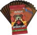 The Brothers War Set Booster indeholder 12 kort, et art card og har 10% chance for at indeholde et Magic: The Gathering Transformers kort