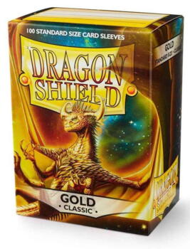 Dragon Shield Classic - Guld - 100 stk