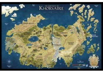 D&D: Campaign Mat - Eberron – Continent of Khorvaire