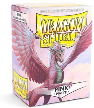 Dragon Shield Standard Sleeves - Matte Pink (100 Sleeves)