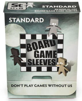 Board Games Sleeves - Non-Glare - Standard, 63 x 88 mm