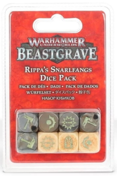 Warhammer Underworlds: Beastgrave – Rippa's Snarlfangs Terning Sæt