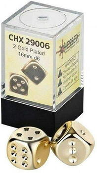 Chessex Specialty: Guld D6 Terninger