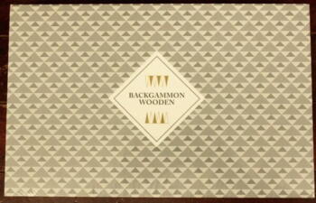Backgammon i træ - 30,5 cm