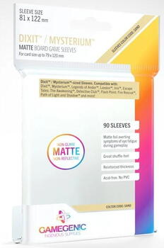 Matte - Sand - Dixit Sleeves, 81 x 122 mm