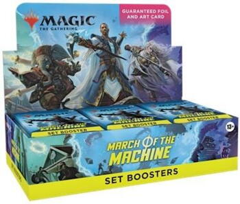 March of the Machine Set Booster og Booster Display