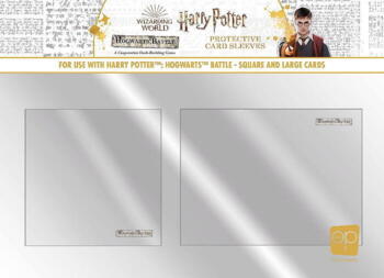 Harry Potter: Hogwarts Battle Square og Large Card Sleeves
