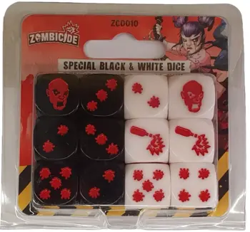 Zombicide 2nd Edition: Special Black and White Dice Set