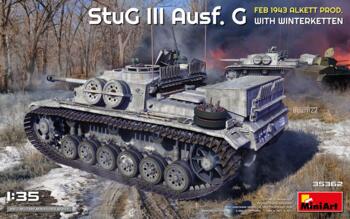 StuG III Ausf. G FEB 1943 ALKETT PROD. med vinterk. 1/35
