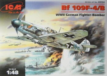 Messerschmitt Bf 109F-4/B WWII German Fighter Bomber 1/48