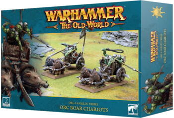Orc Boar Chariots - PRE-ORDER