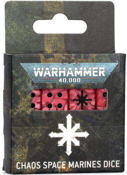 Chaos Space Marines Dice Set - PRE-ORDER