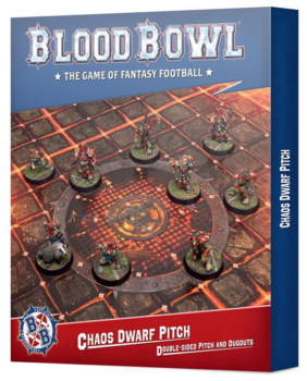 Chaos Dwarf Team – Double-sided Pitch and Dugouts Set