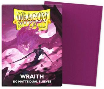 Dual Matte Sleeves - Wraith, 100 stk.