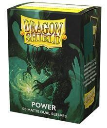 Dragon Shield Dual Matte Sleeves - Metallic Green