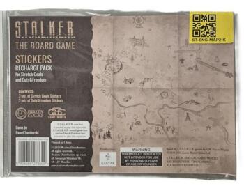 S.T.A.L.K.E.R. The Board Game: Maps & Stickers Recharge Pack