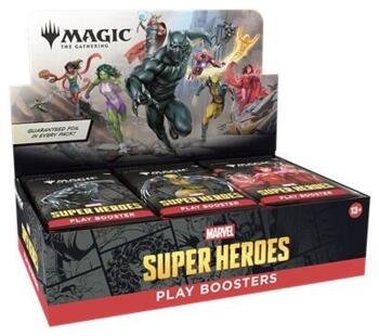 Marvel Super Heroes Play Booster Display