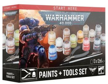 Warhammer 40,000: Paint + Tools set - PRE-ORDER 25/07
