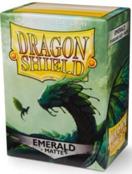 Dragon Shield Matte Sleeves - Emerald (100 Sleeves)