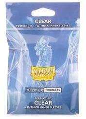 Dragon Shield Standard size Perfect fit - Inner Sleeves - Thick Inner Clear (100 Sleeves)