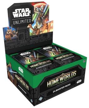 Star Wars: Unlimited - Homeworlds Booster Display