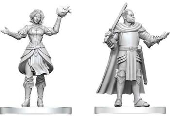 D&D Nolzur's Marvelous Miniatures: Knight & Mage Apprentice
