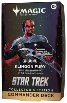 MTG - Star Trek Collector Commander Deck: Klingon Fury - PRE-ORDER 13/11