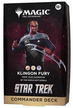MTG - Star Trek Commander Deck: Klingon Fury - PRE-ORDER 13/11